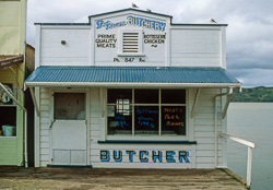Rawene Butchery, 1986